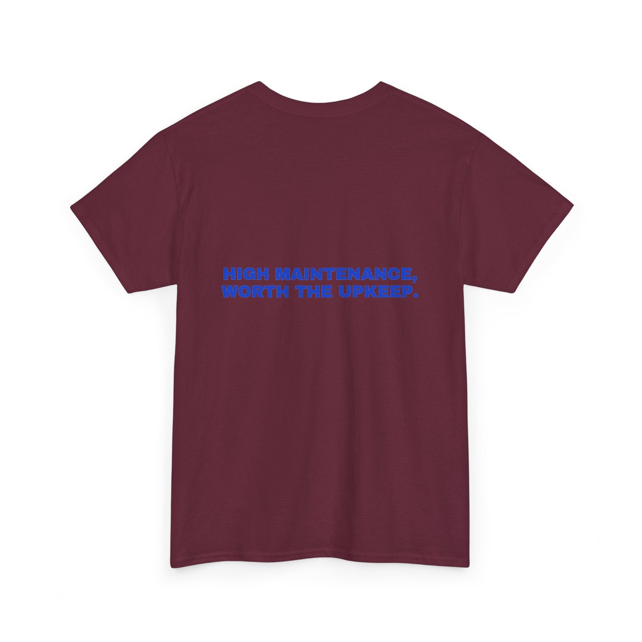 High maintenance, worth the upkeep. Cobalt print (dark)