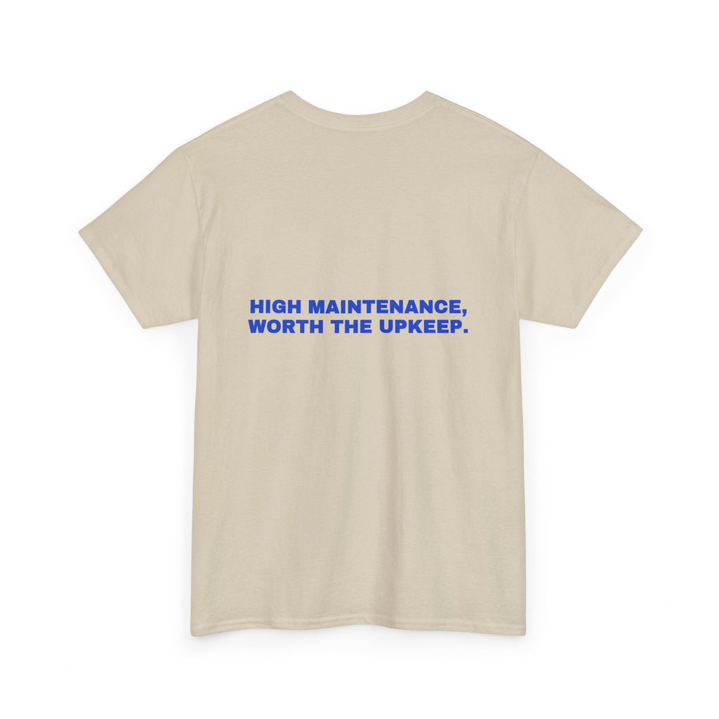 High maintenance, worth the upkeep. Cobalt print