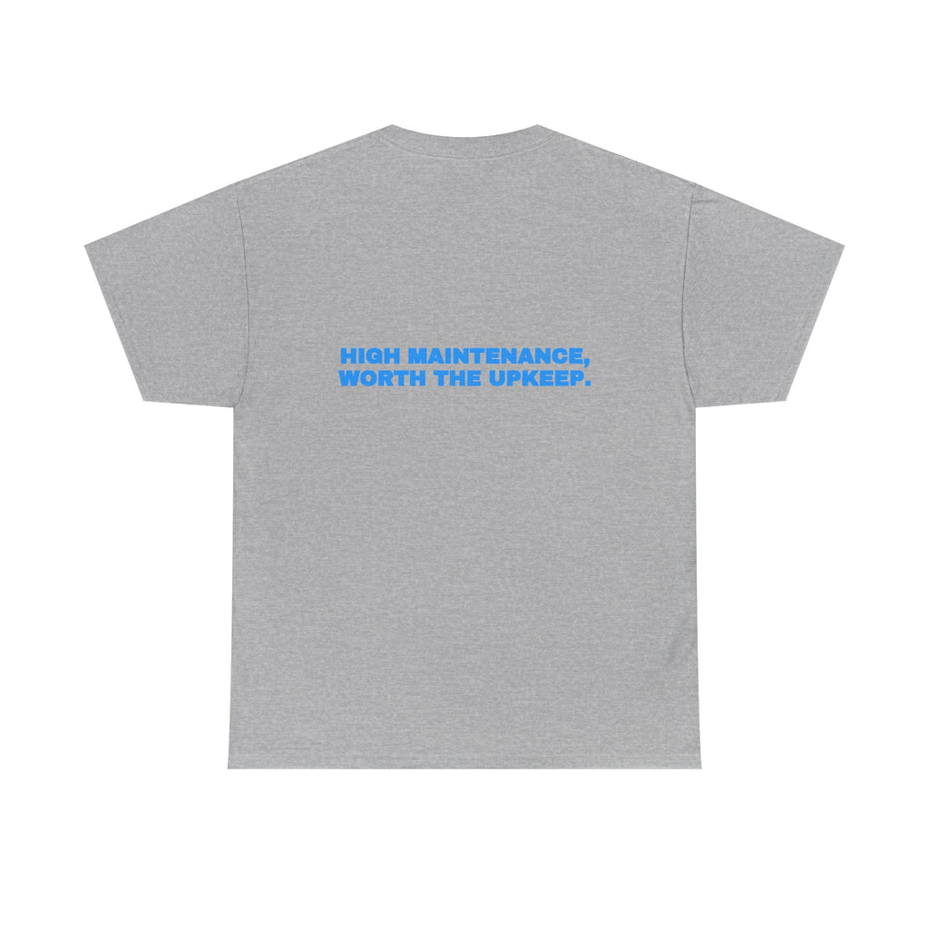 High maintenance, worth the upkeep. Tee · Sky