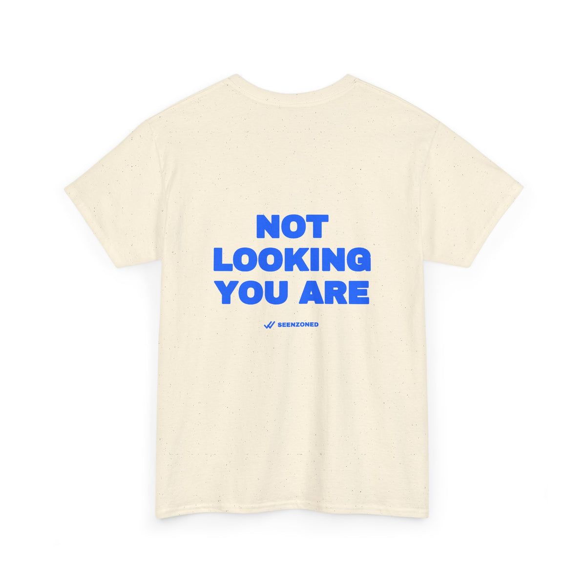 Not looking. You are. Tee