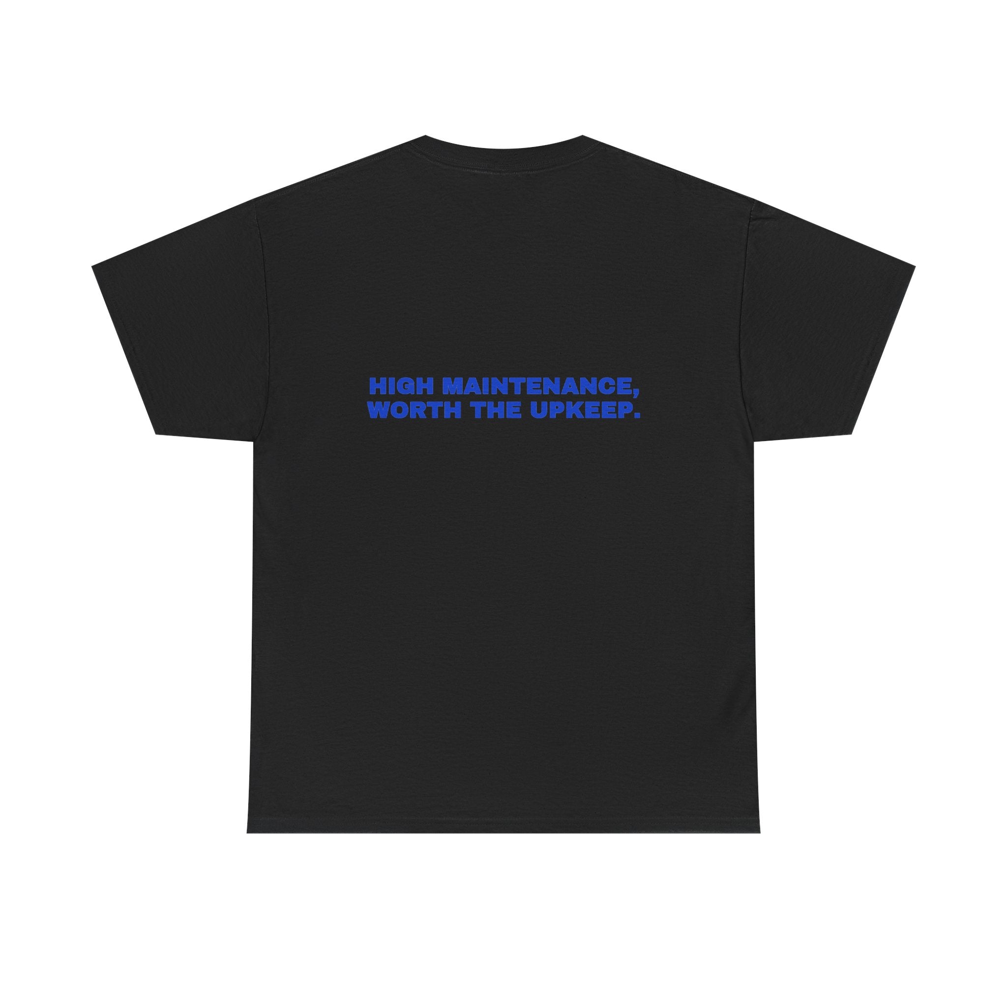 High maintenance, worth the upkeep. Cobalt print (dark)