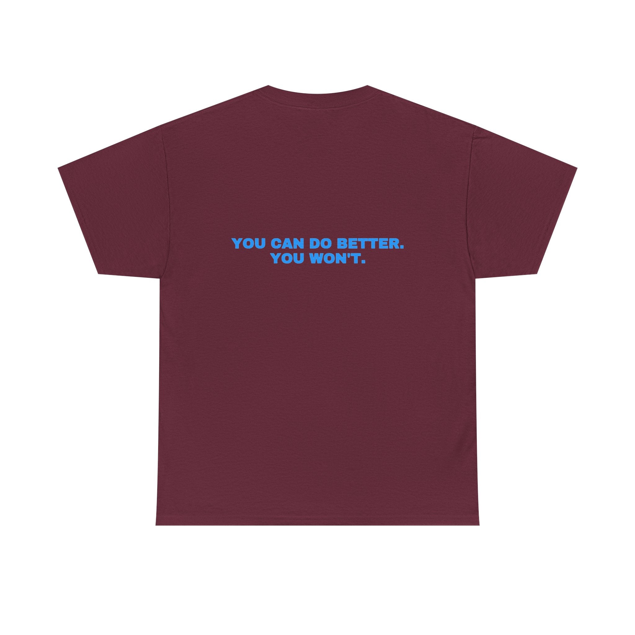 You can do better. You won't. Sky print (dark)