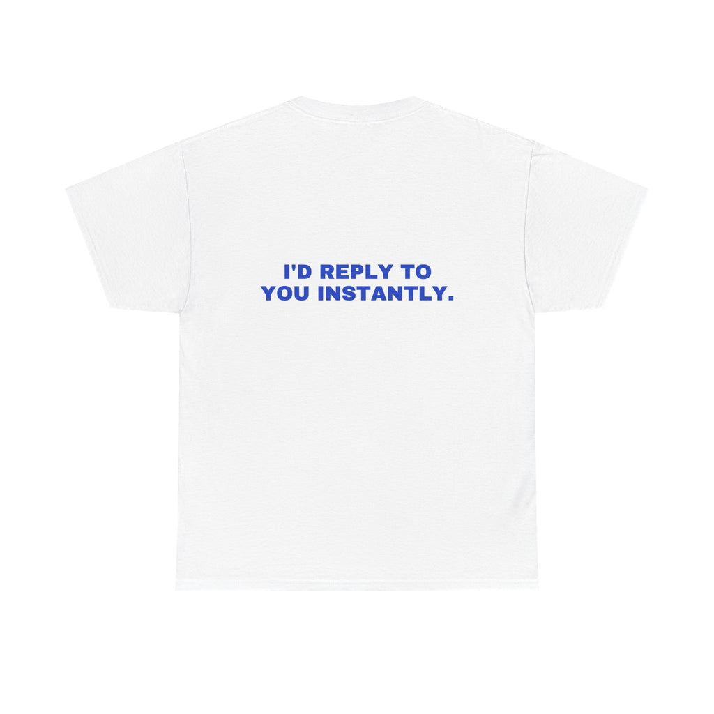 I'd reply to you instantly. Cobalt print