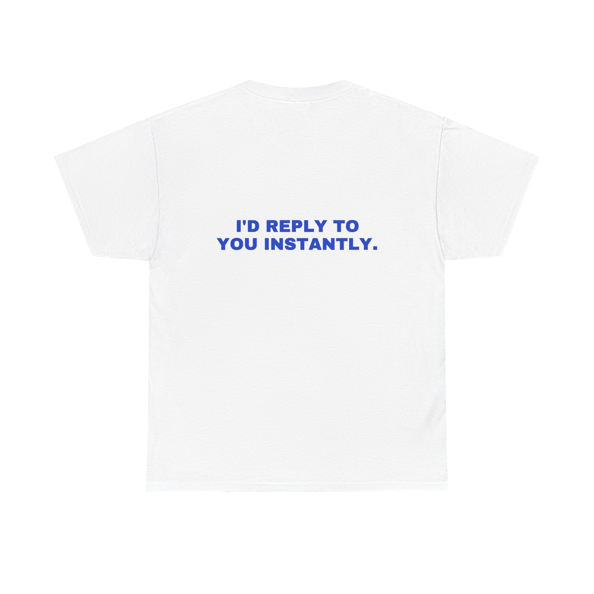 I'd reply to you instantly. Cobalt print