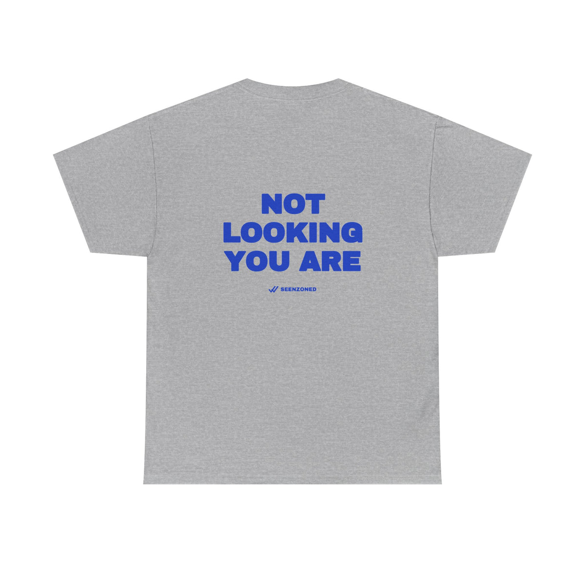 Not looking. You are. Tee · Cobalt
