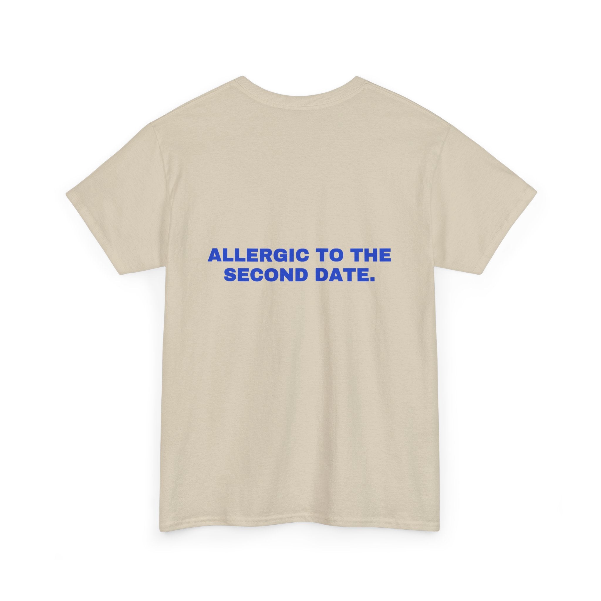 Allergic to the second date. Cobalt print