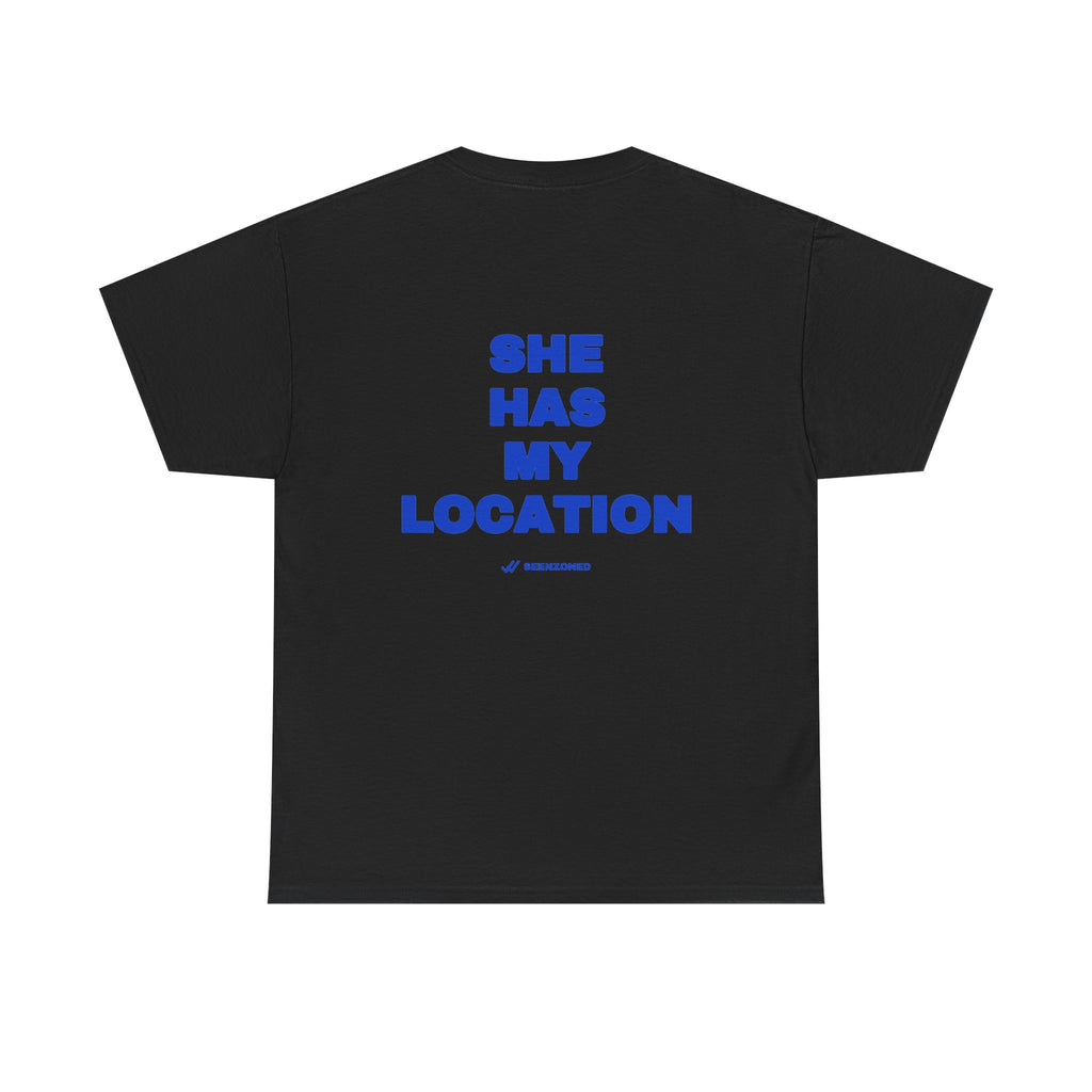 She has my location. Tee · Cobalt (dark)
