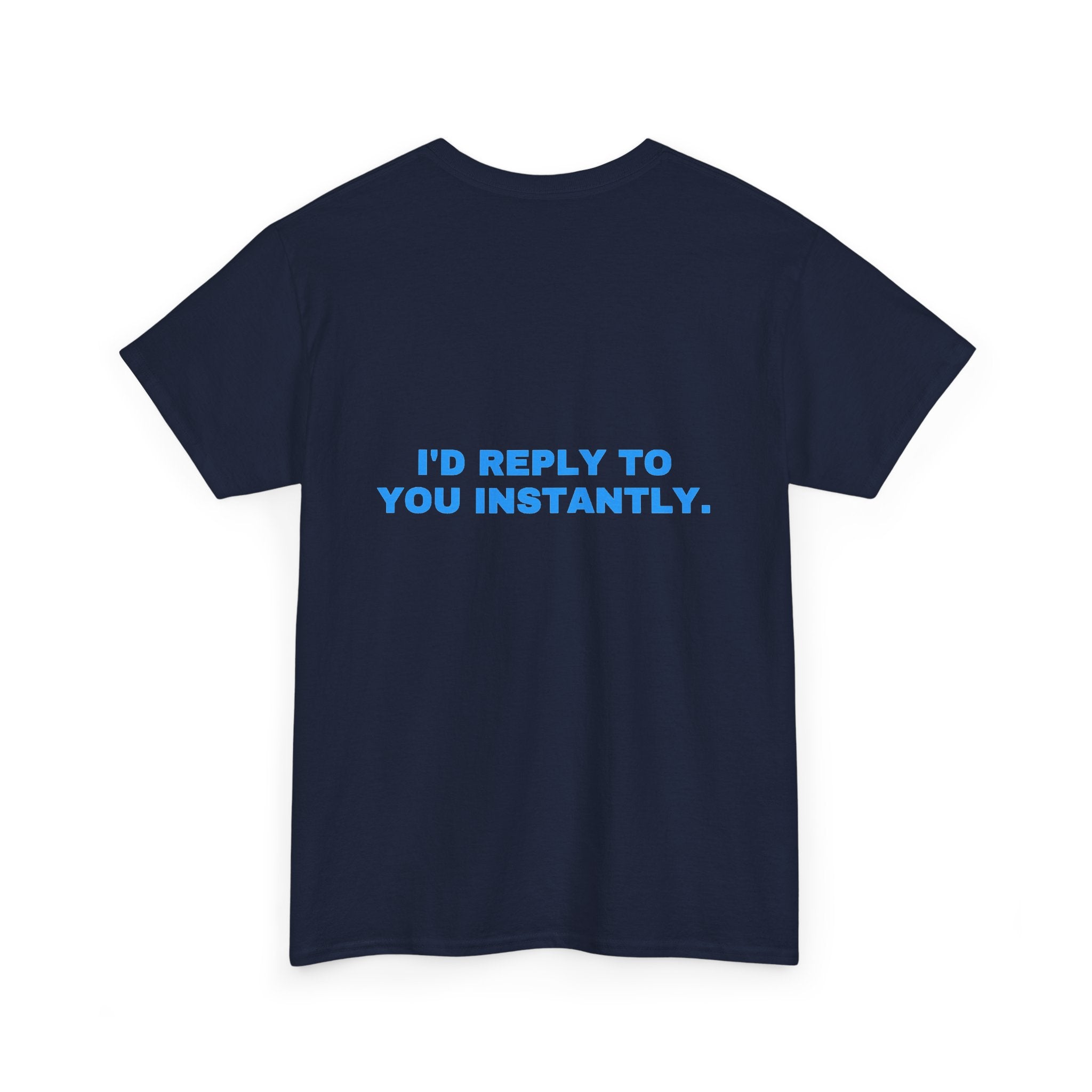 I'd reply to you instantly. Sky print (dark)
