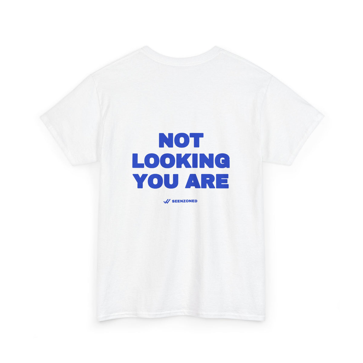 Not looking. You are. Tee · Cobalt
