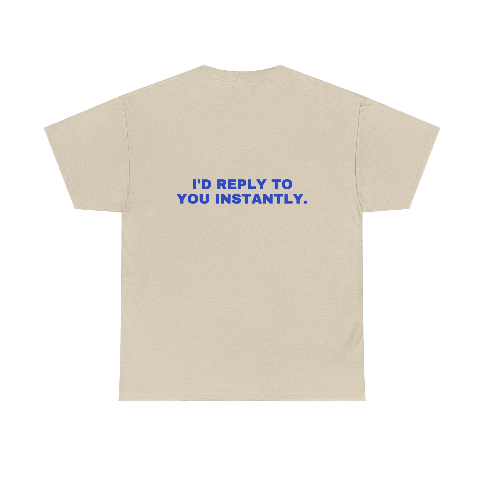 I'd reply to you instantly. Cobalt print