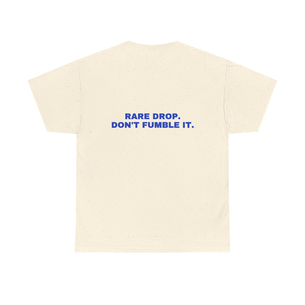 Rare drop. Don't fumble it. Cobalt print