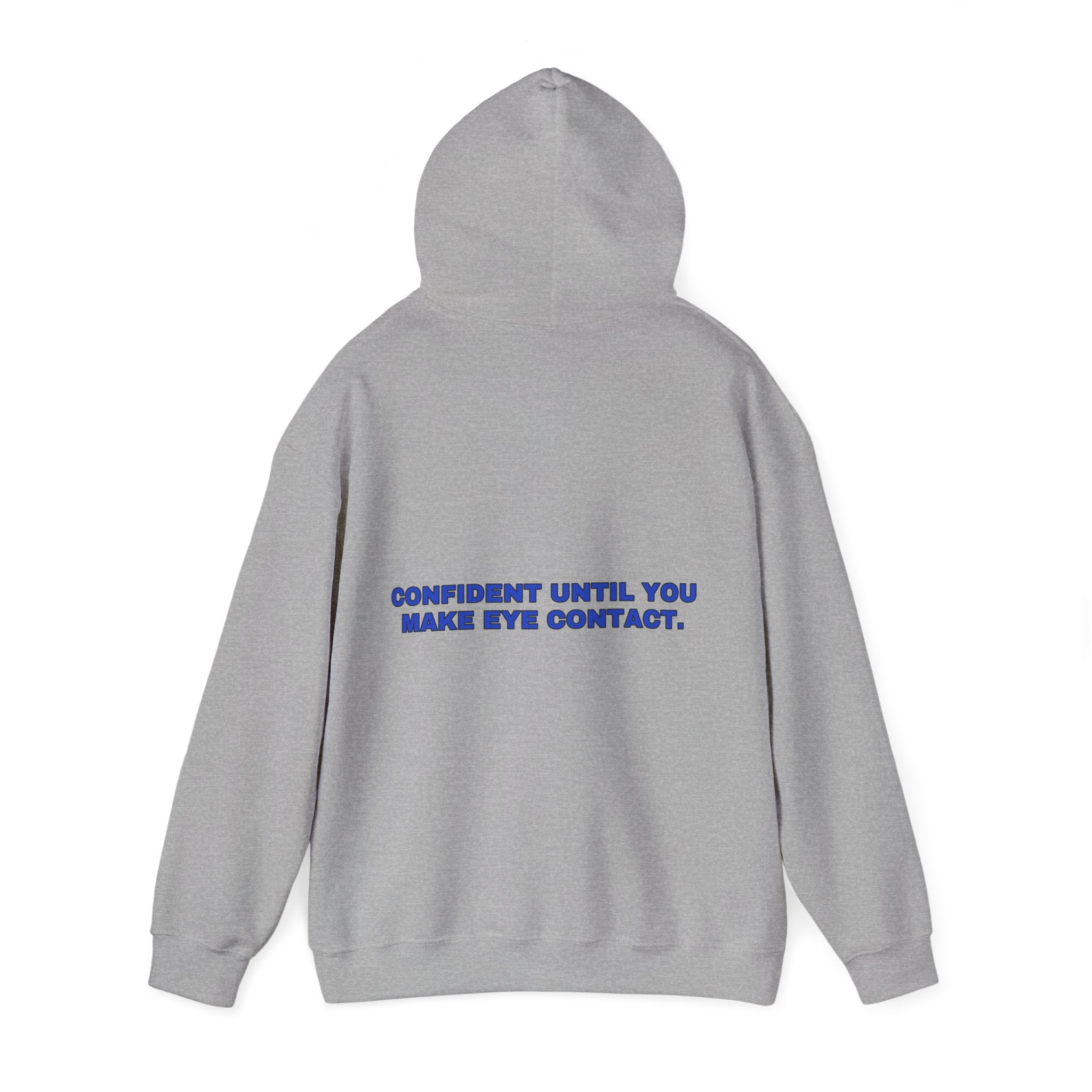 Confident until you make eye contact. Cobalt print