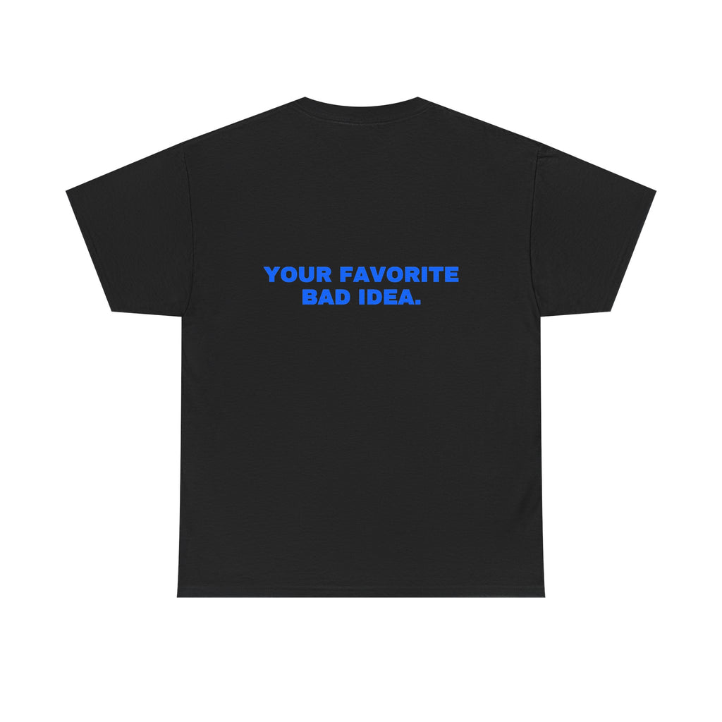 Your favorite bad idea. Royal print (dark)