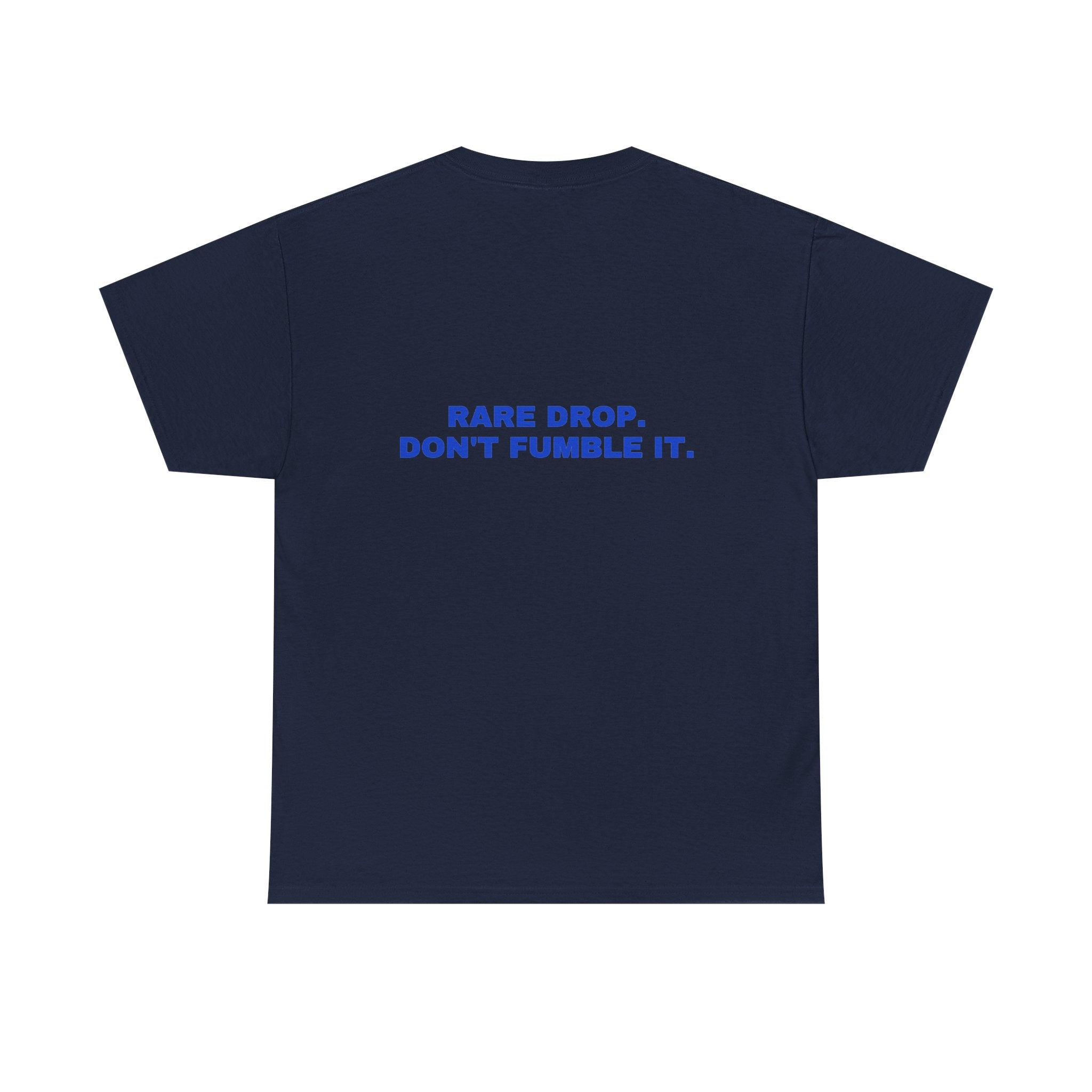 Rare drop. Don't fumble it. Cobalt print (dark)