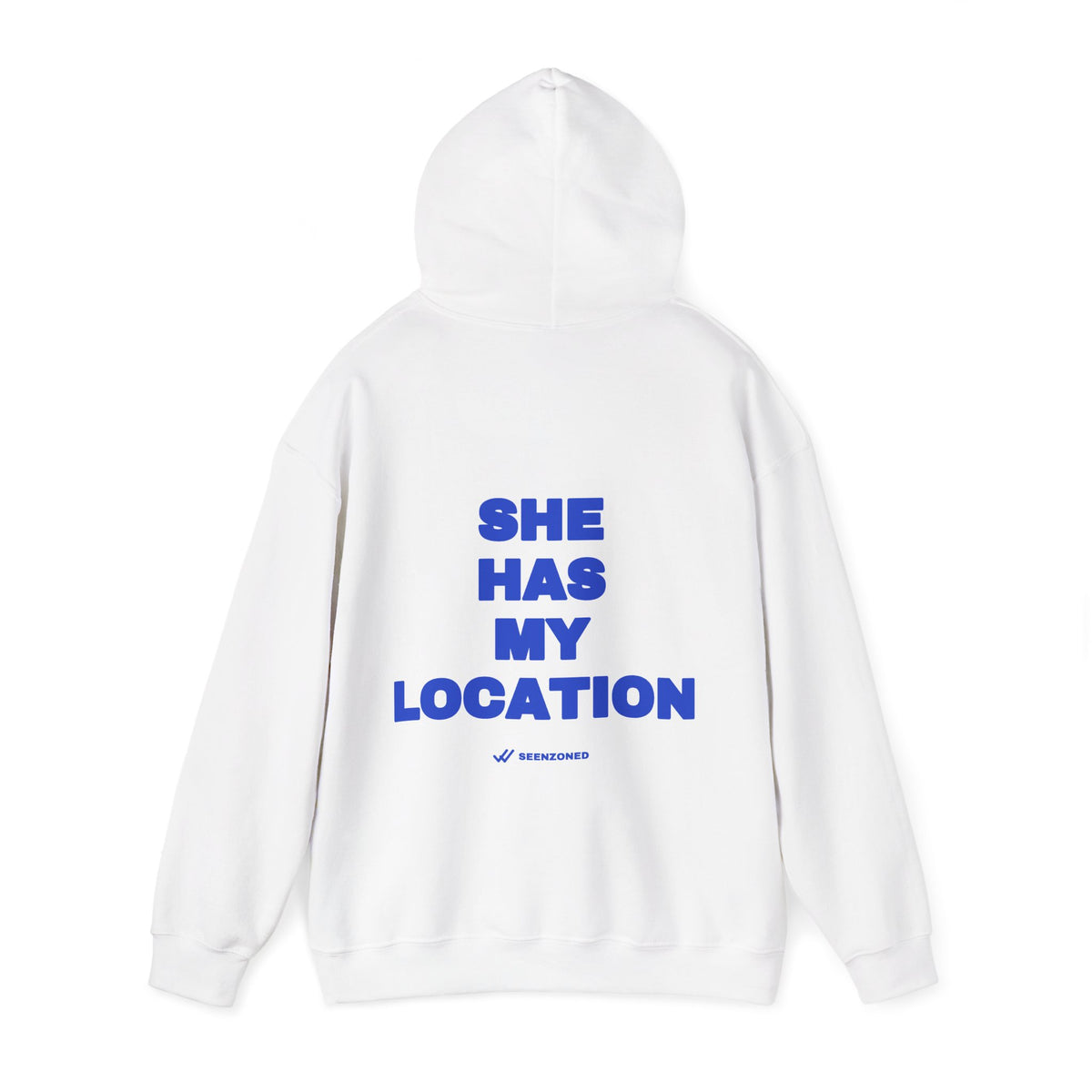She has my location. Hoodie · Cobalt