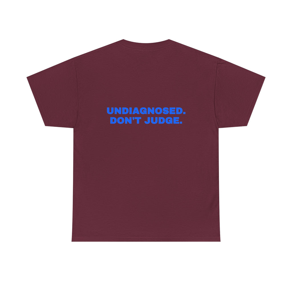 Undiagnosed. Don't judge. Royal print (dark)
