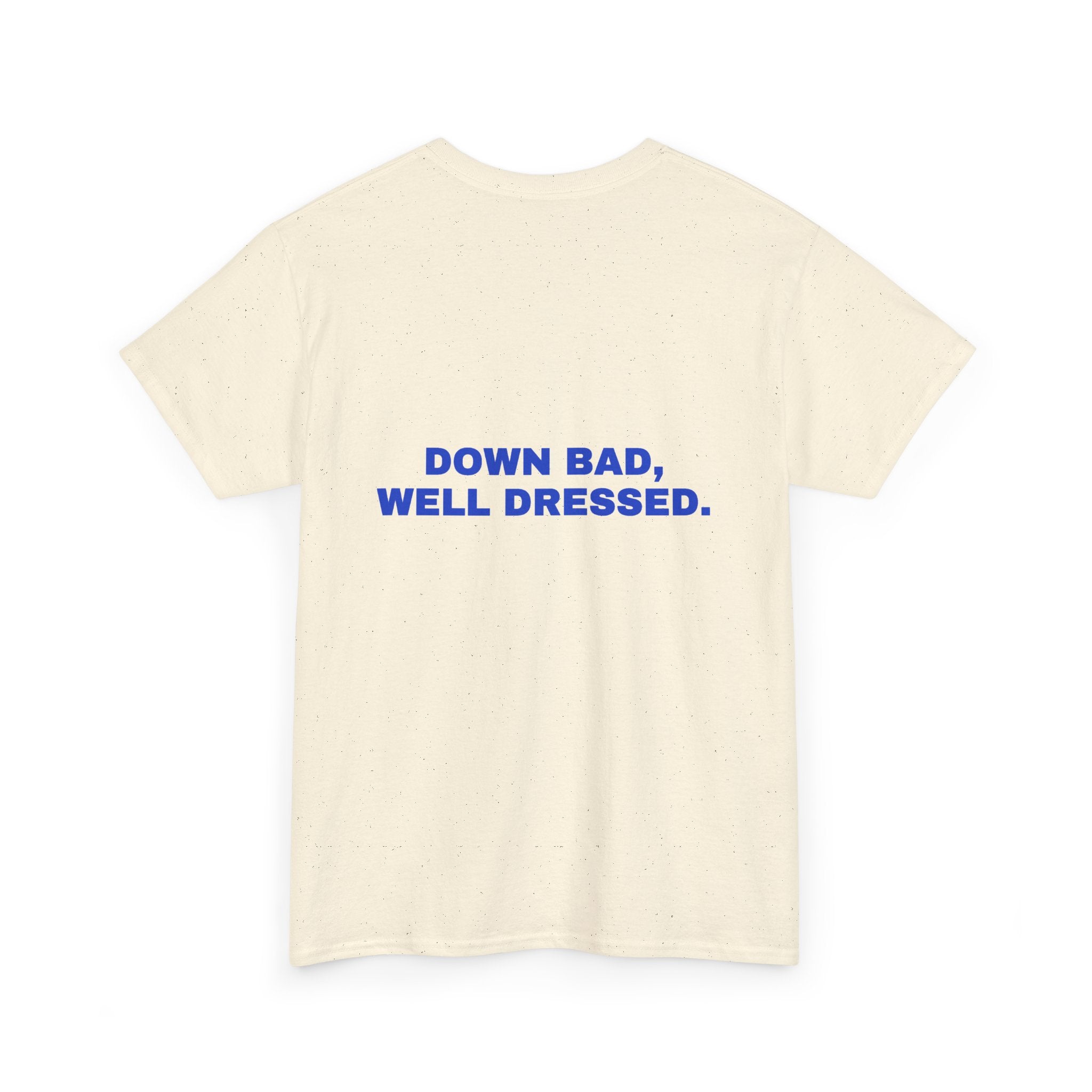 Down bad, well dressed. Cobalt print