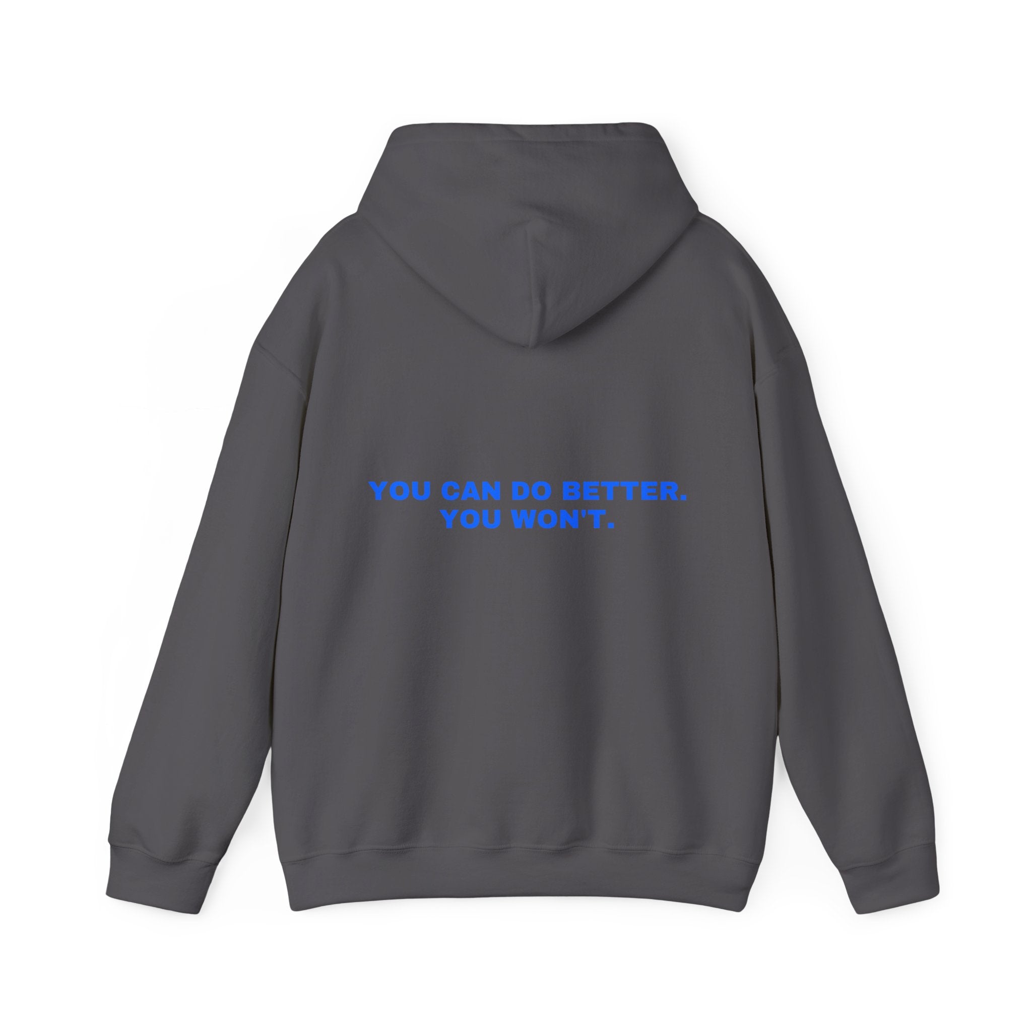 You can do better. You won't. Statement Hoodie - Funny Flirty Dating Gift, Gen-Z Read-Receipt Humor | Seen Zoned