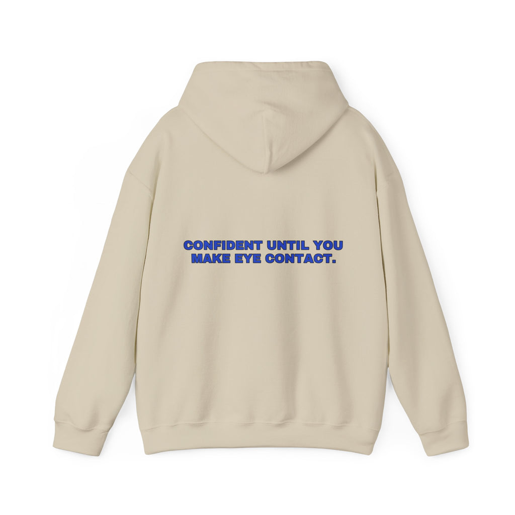 Confident until you make eye contact. Cobalt print