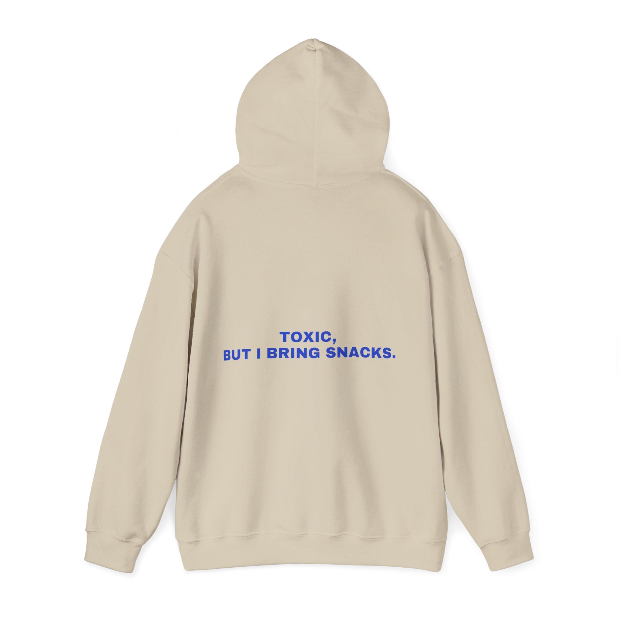 Toxic, but I bring snacks. Cobalt print