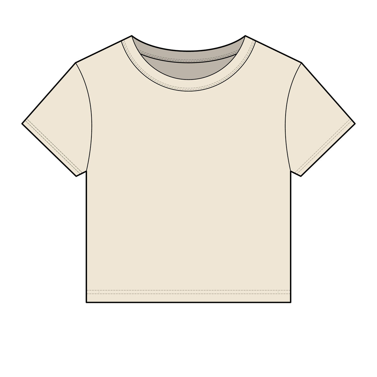 DMs open. She's the one reading them. Baby Tee