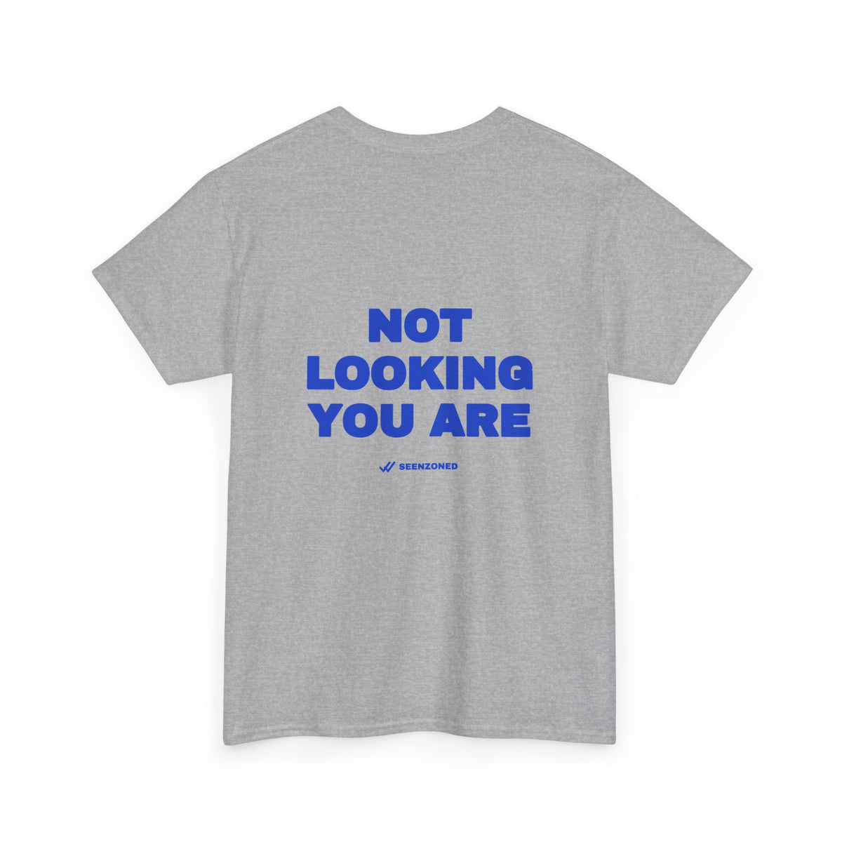 Not looking. You are. Tee · Cobalt
