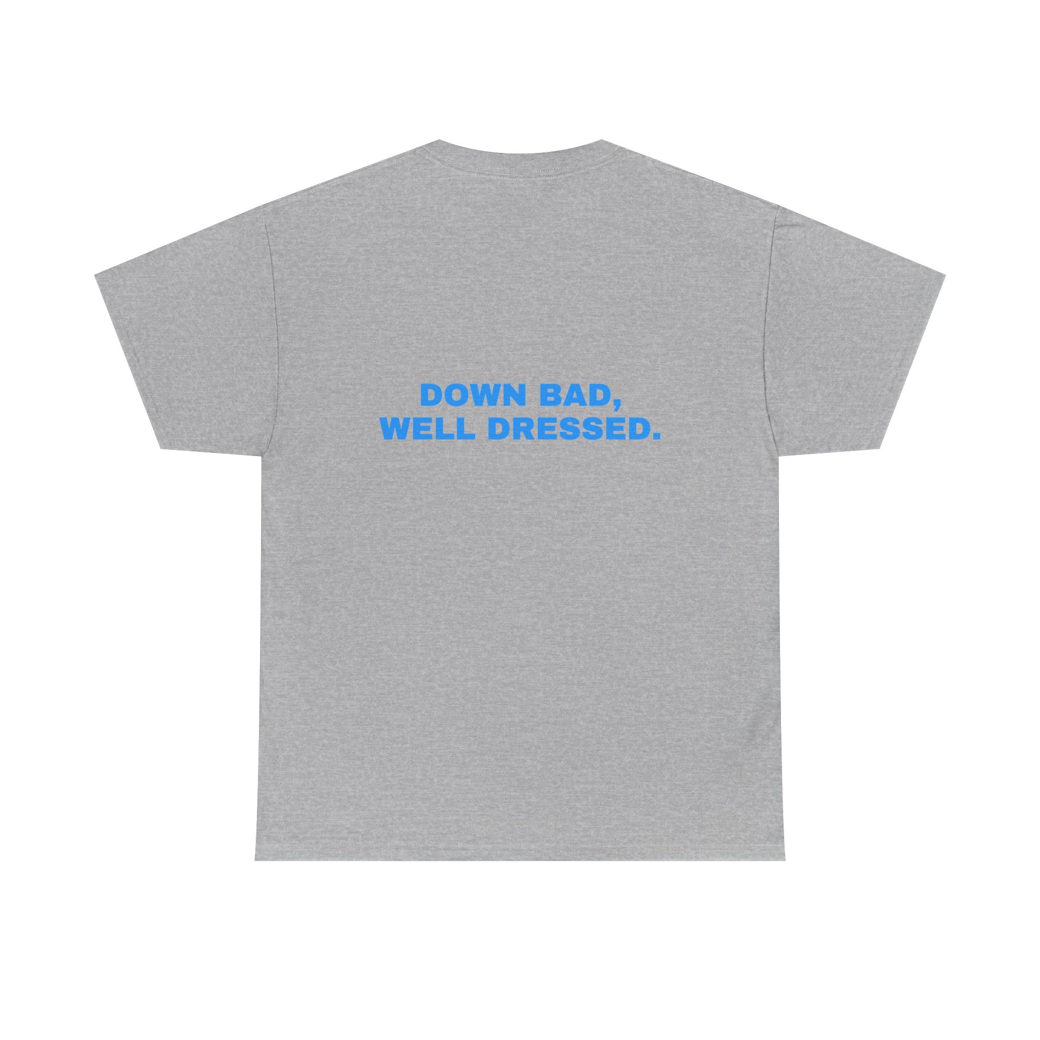 Down bad, well dressed. Sky print