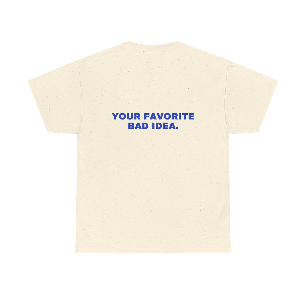 Your favorite bad idea. Cobalt print