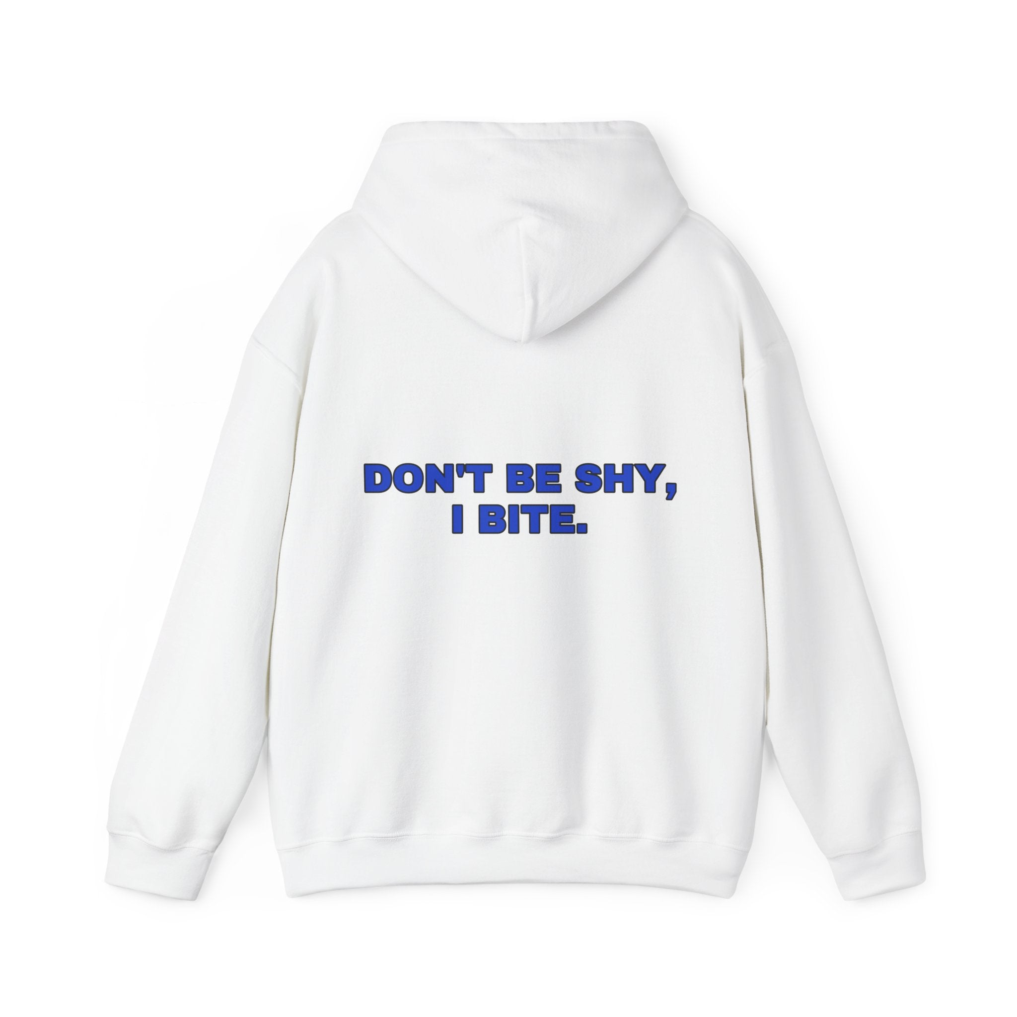 Don't be shy, I bite. Cobalt print