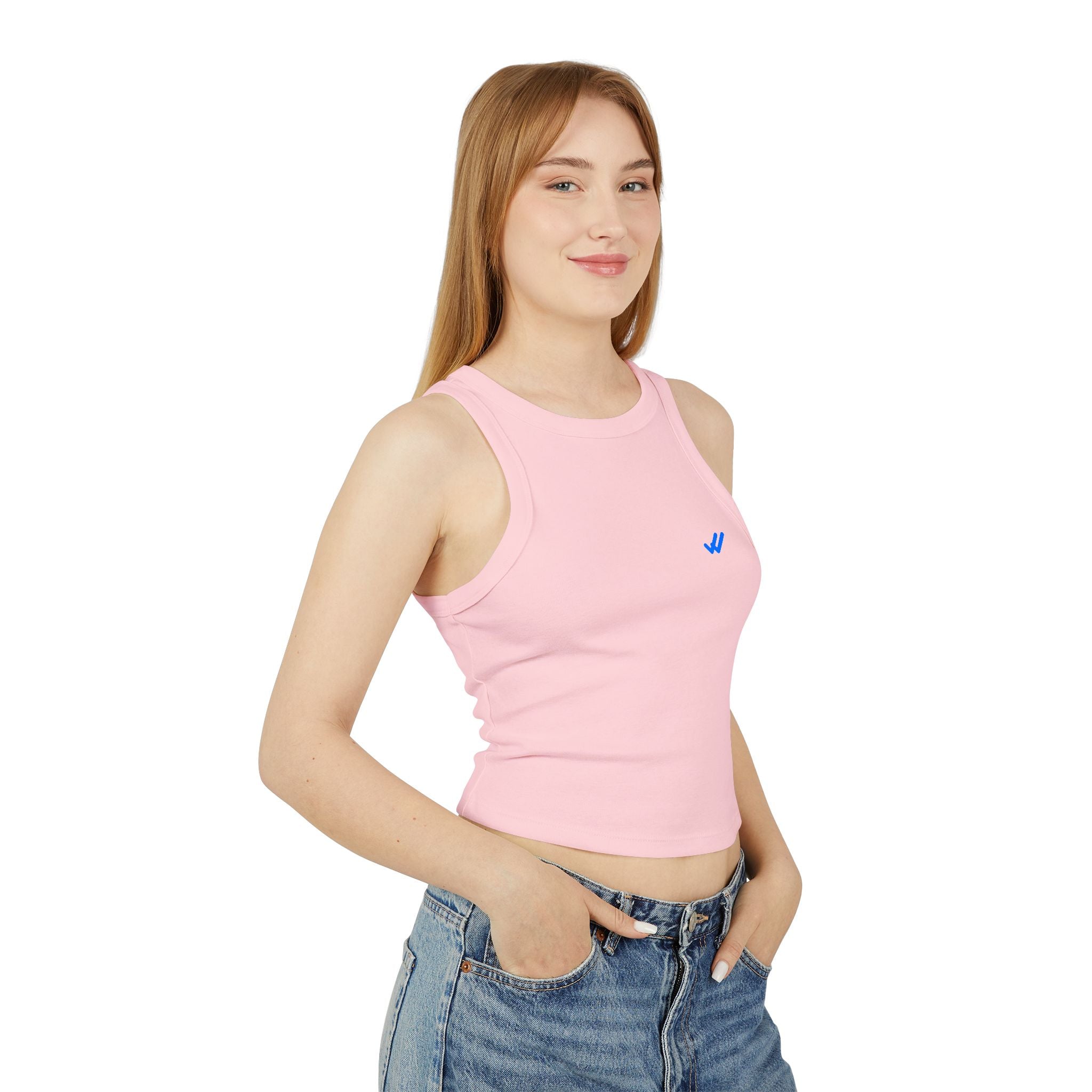 Allergic to the second date. Statement Ribbed Crop Tank - Funny Flirty Dating Gift for Her | Seen Zoned