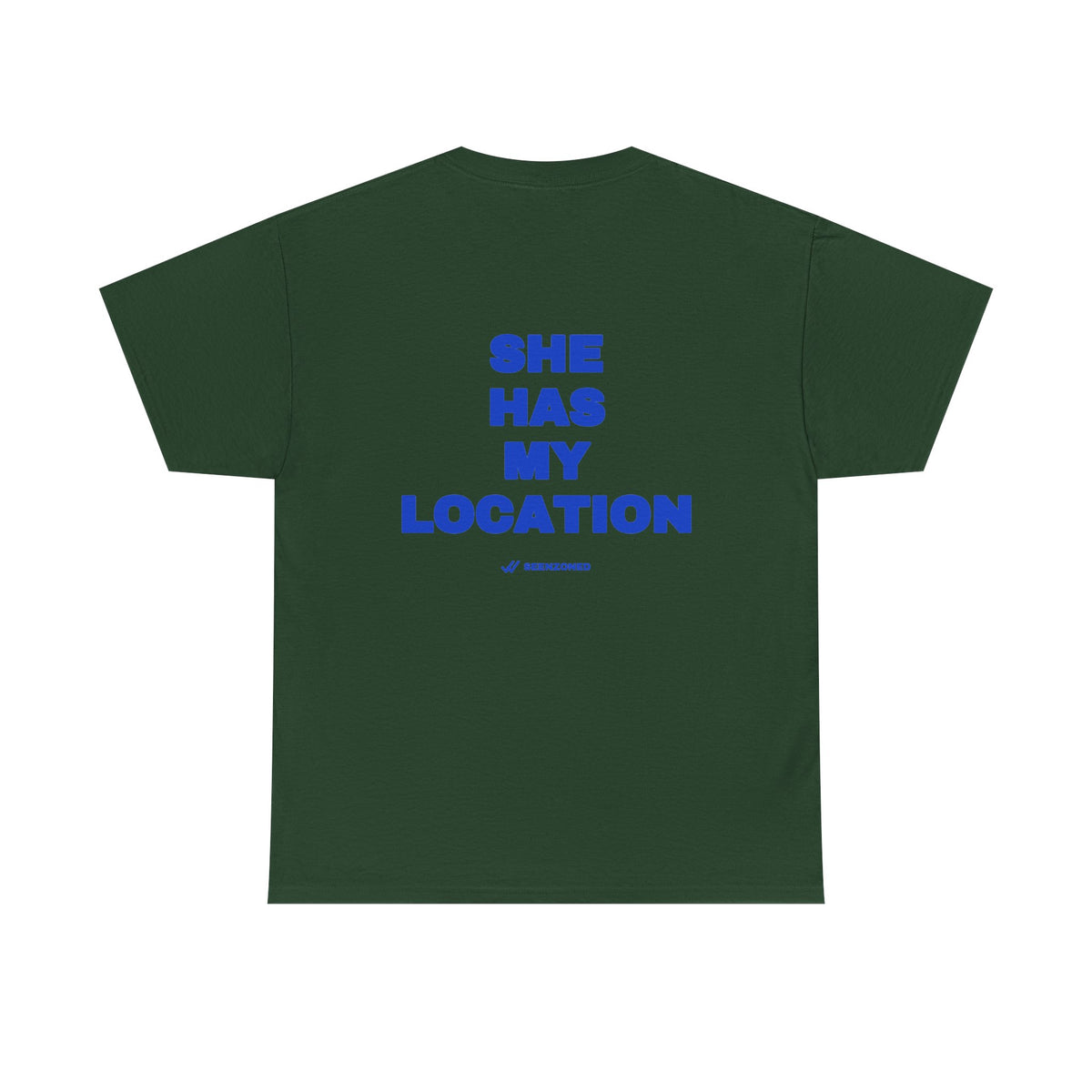 She has my location. Tee · Cobalt (dark)