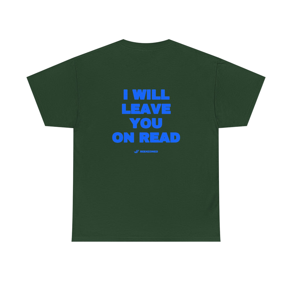 I will leave you on read. Tee