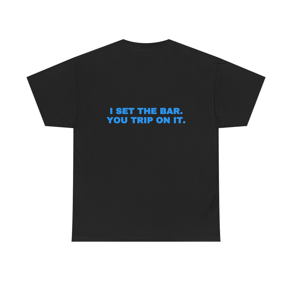 I set the bar. You trip on it. Sky print (dark)