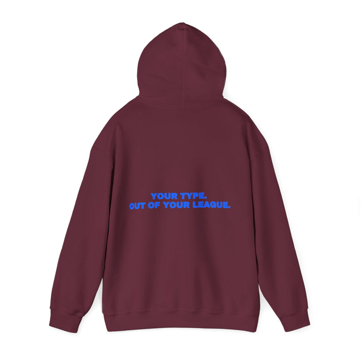 Your type. Out of your league. Hoodie