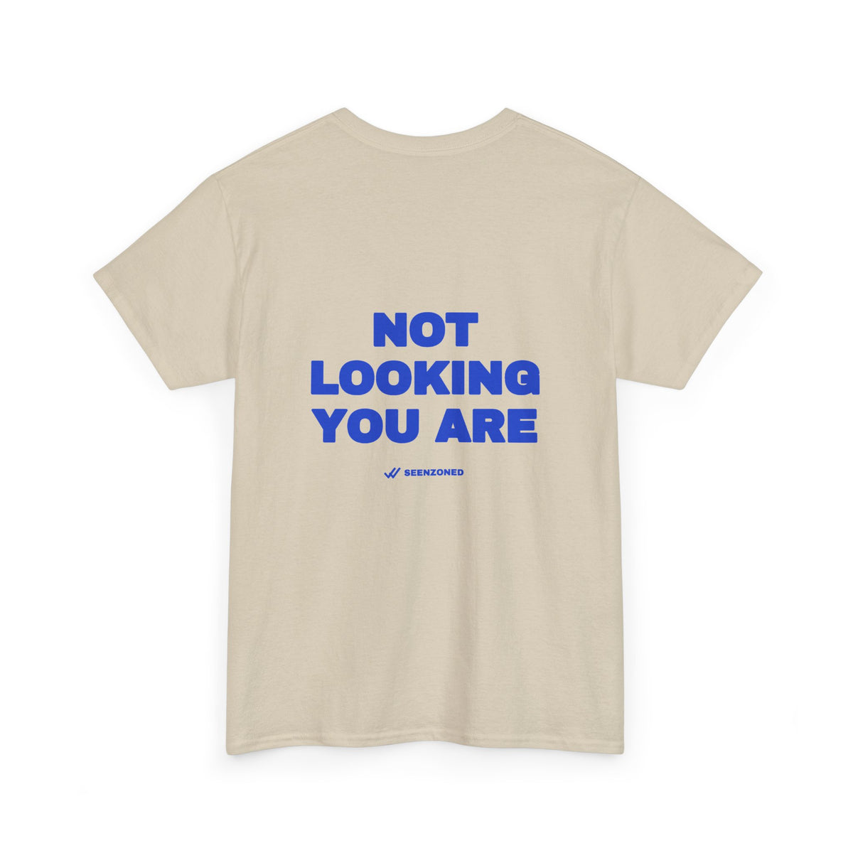 Not looking. You are. Tee · Cobalt