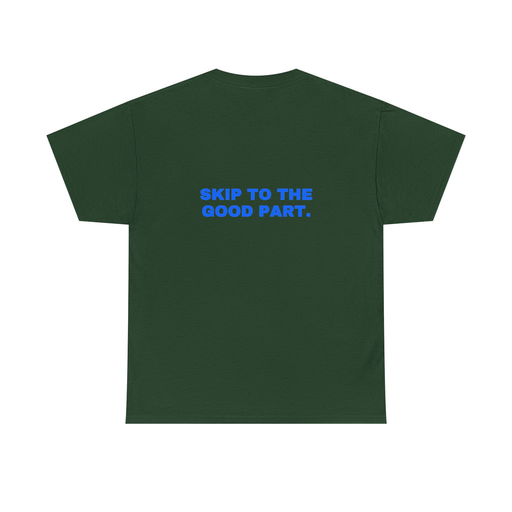 Skip to the good part. Royal print (dark)