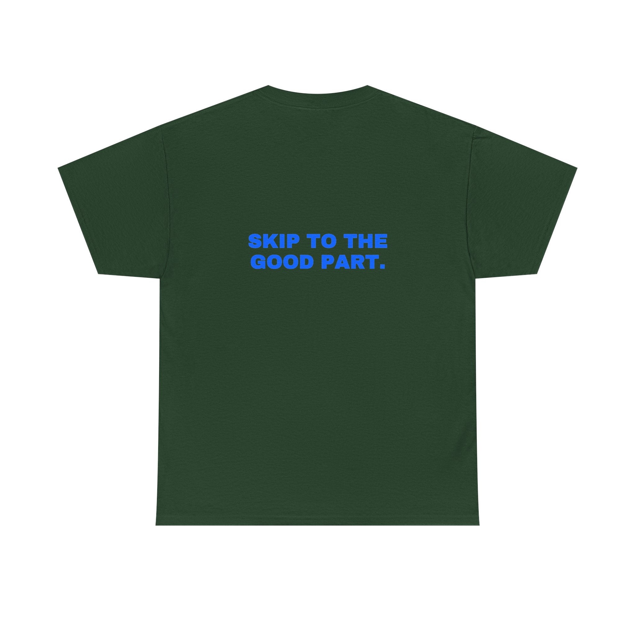 Skip to the good part. Royal print (dark)