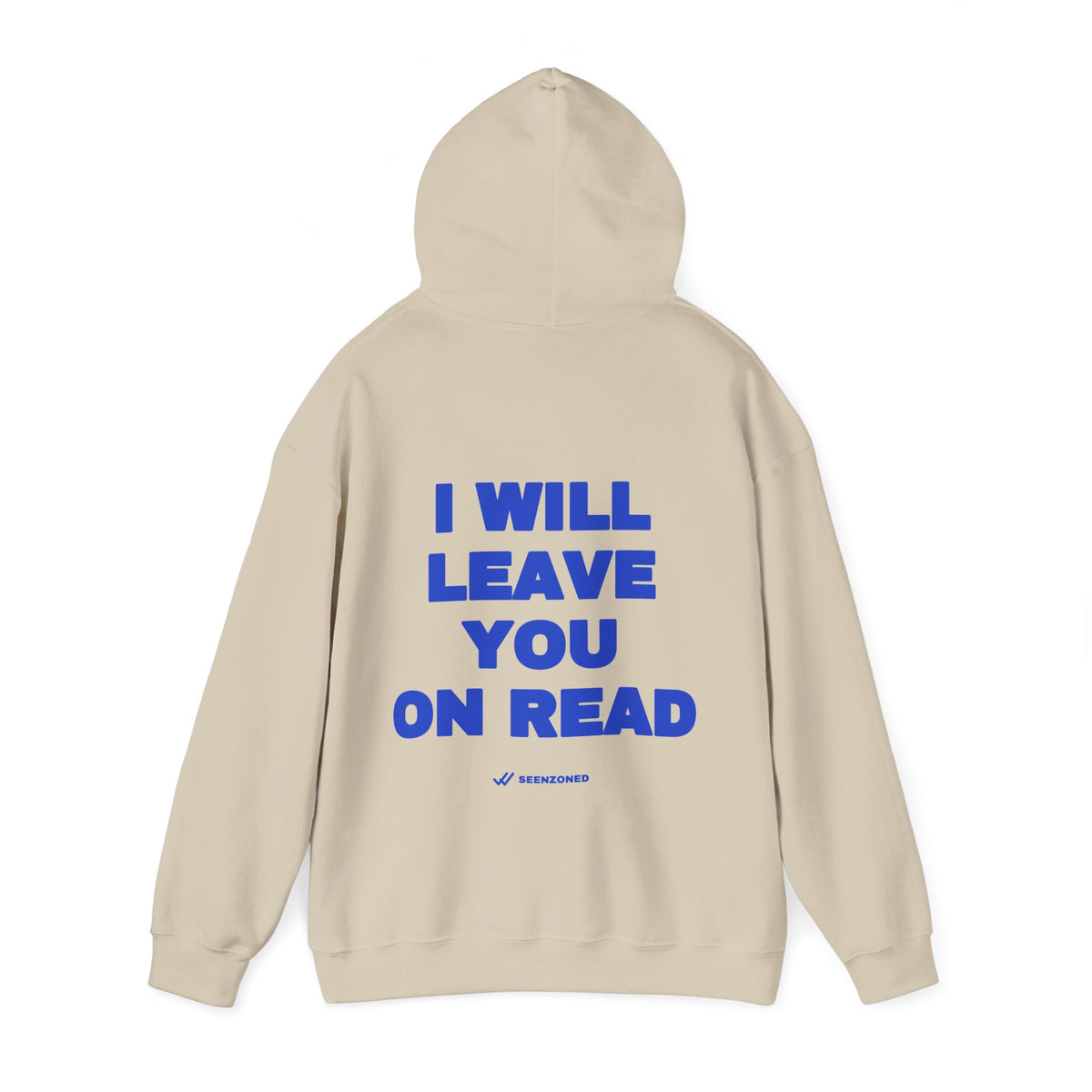 I will leave you on read. Hoodie · Cobalt