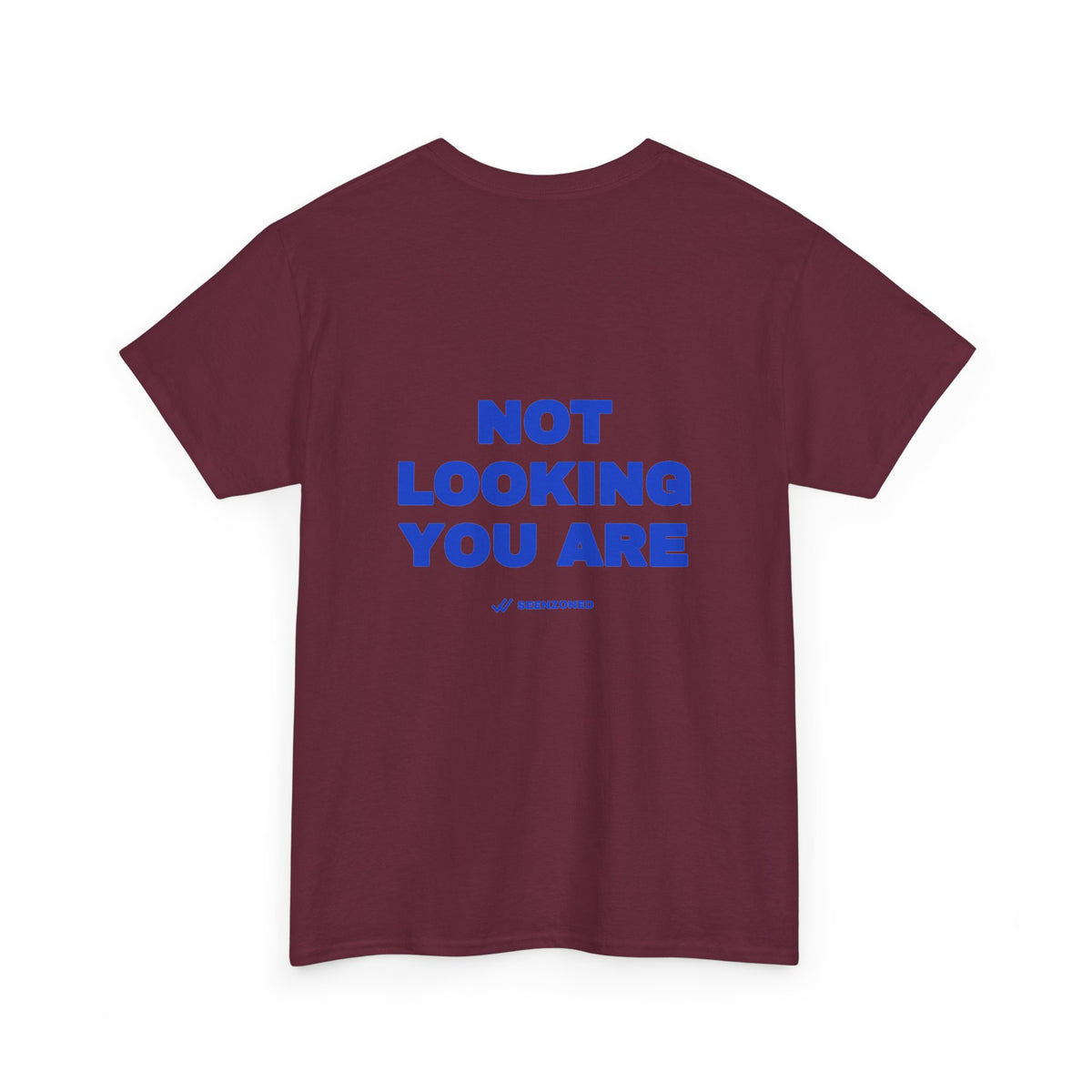 Not looking. You are. Tee · Cobalt (dark)