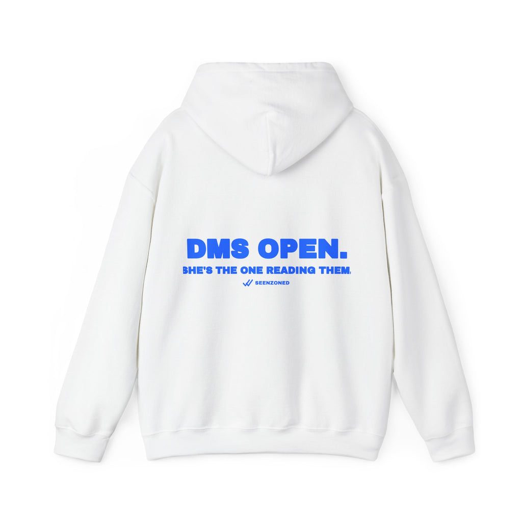 DMs open. She's the one reading them. Hoodie