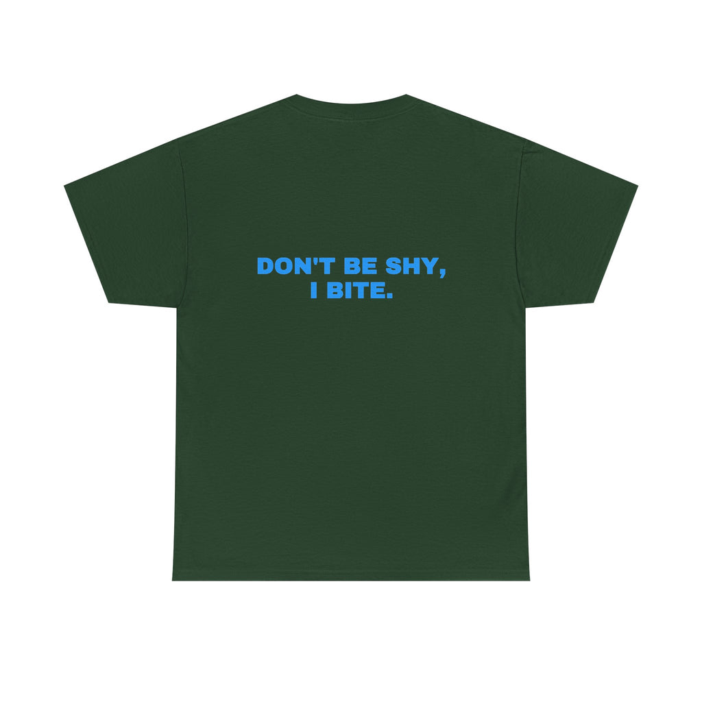 Don't be shy, I bite. Sky print (dark)