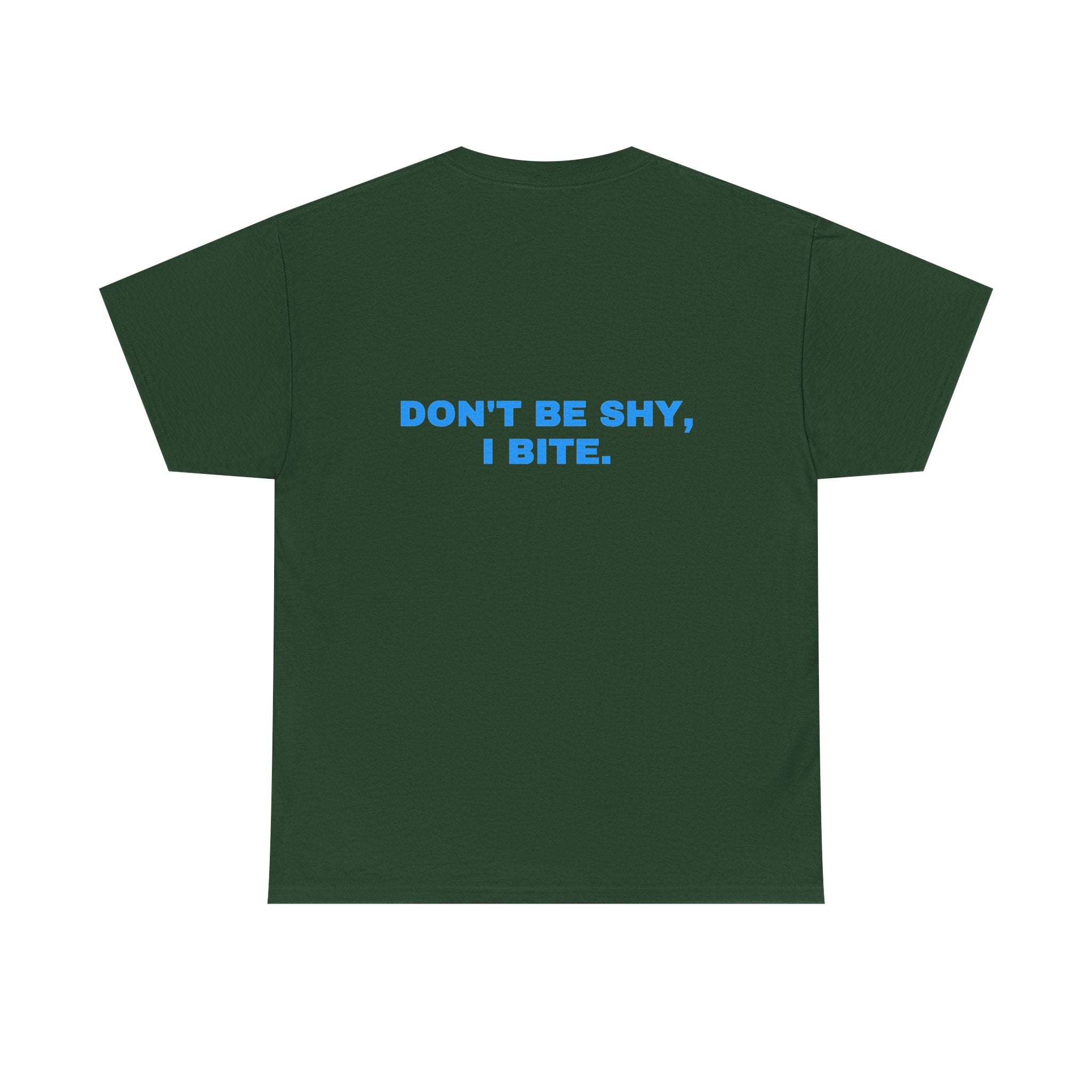 Don't be shy, I bite. Sky print (dark)