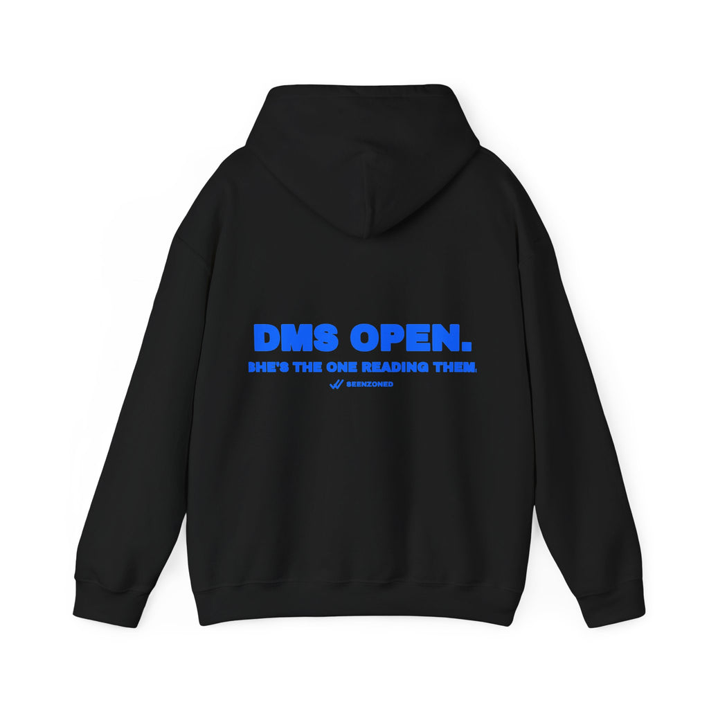 DMs open. She's the one reading them. Hoodie