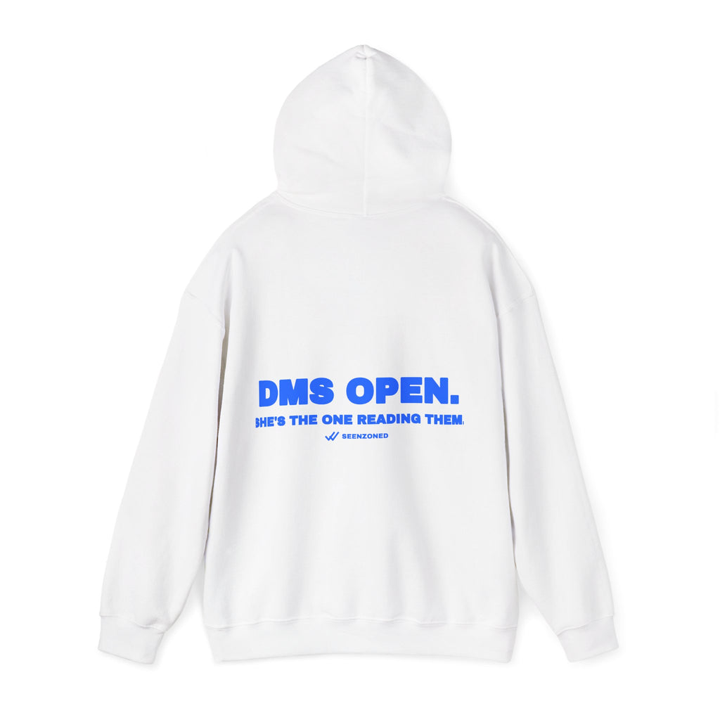 DMs open. She's the one reading them. Hoodie
