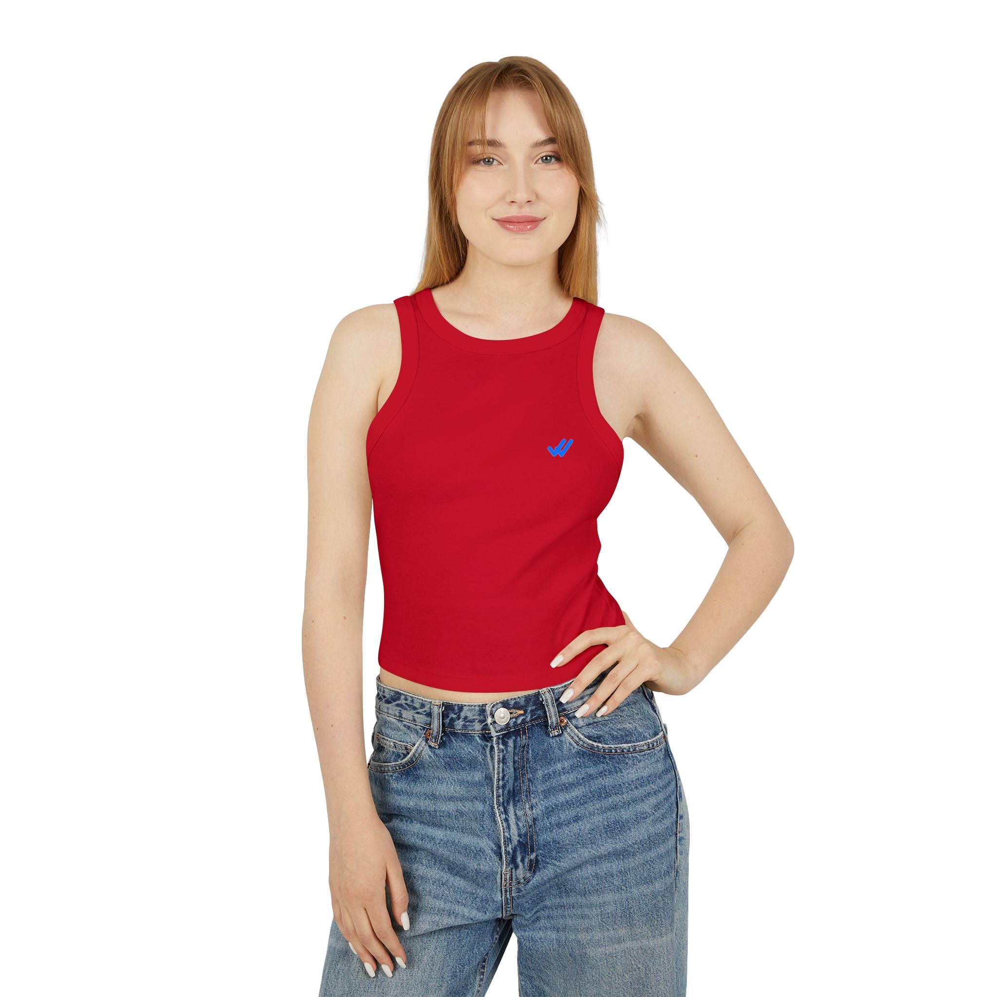 Allergic to the second date. Statement Ribbed Crop Tank - Funny Flirty Dating Gift for Her | Seen Zoned