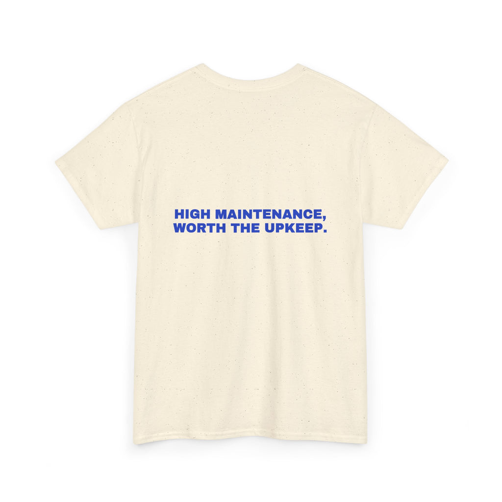 High maintenance, worth the upkeep. Cobalt print