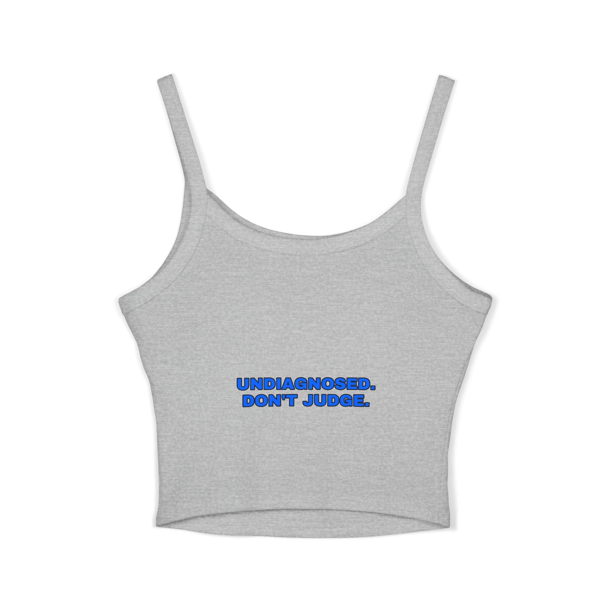 Undiagnosed. Don't judge. Statement Crop Top - Funny Flirty Dating Gift for Her | Seen Zoned
