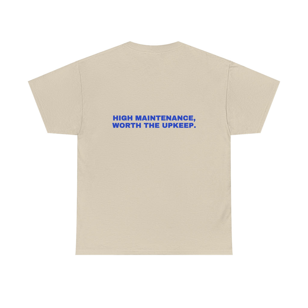 High maintenance, worth the upkeep. Cobalt print