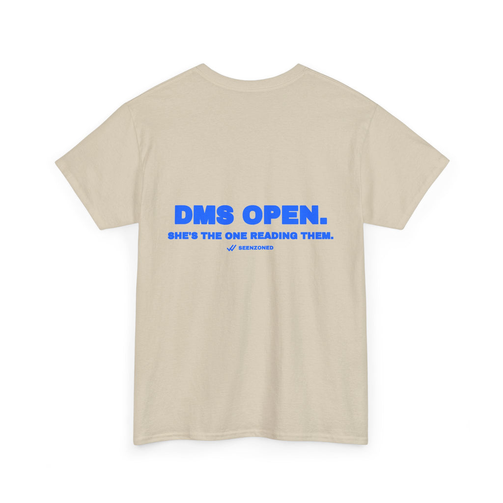 DMs open. She's the one reading them. Tee