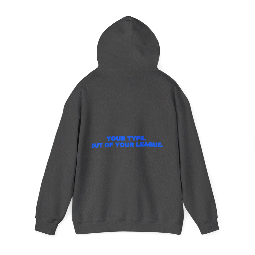 Your type. Out of your league. Hoodie